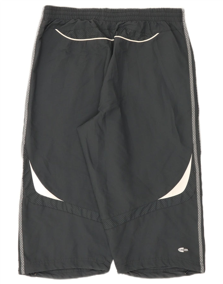 Męskie spodenki sportowe Adidas Climacool Bermuda, średnioszare, z blokami kolorów