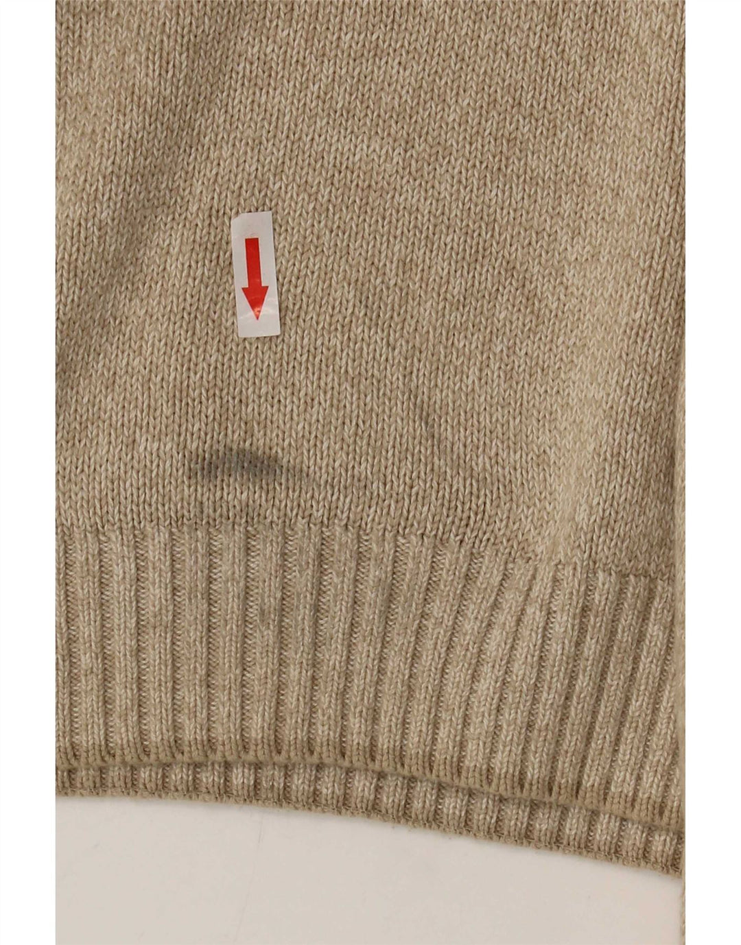 Męski sweter Gant z dekoltem w kształcie litery V, XL, beżowy, bawełniany