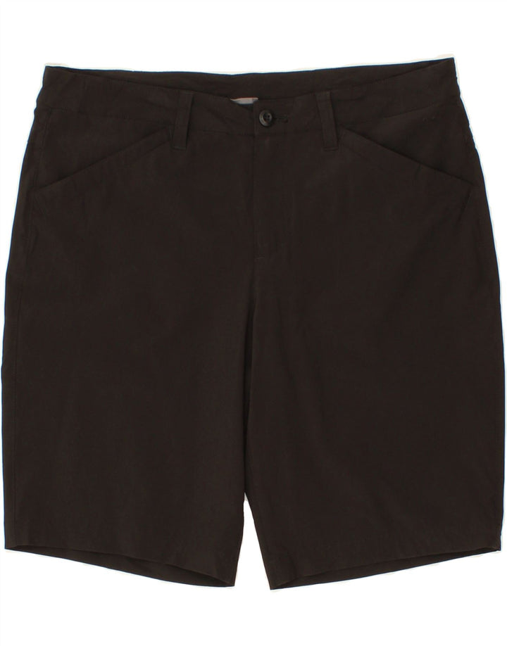 EDDIE BAUER Womens Casual Shorts US 12 Large W34  Black Polyester Vintage Eddie Bauer and Second-Hand Eddie Bauer from Messina Hembry 