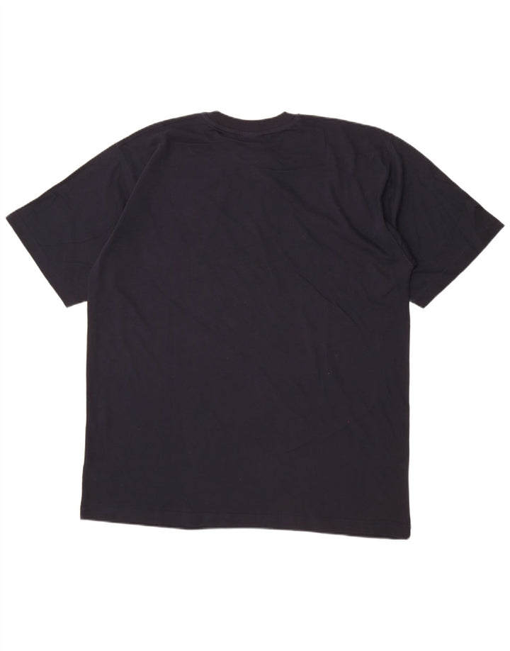 T-shirt męski Reebok Top XL, granatowy, bawełniany