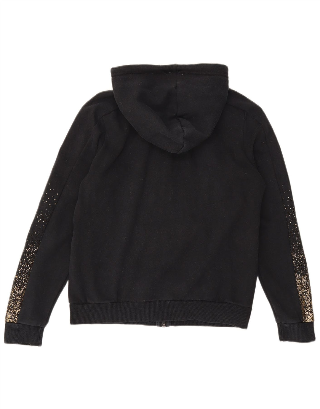 Damska bluza z kapturem i zamkiem Puma UK 14, średnia, czarna, nakrapiana