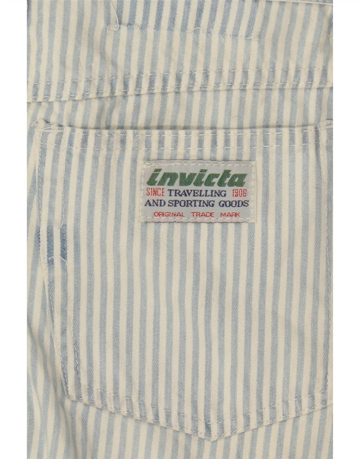 INVICTA Womens Pencil Skirt W30 Medium Blue Pinstripe Vintage Invicta and Second-Hand Invicta from Messina Hembry 