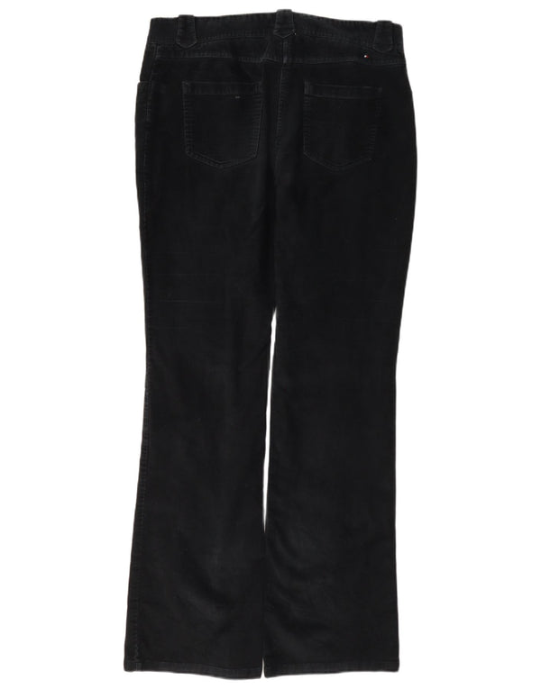Damskie sztruksowe spodnie Tommy Hilfiger US 10 Large W34 L33 Granatowe