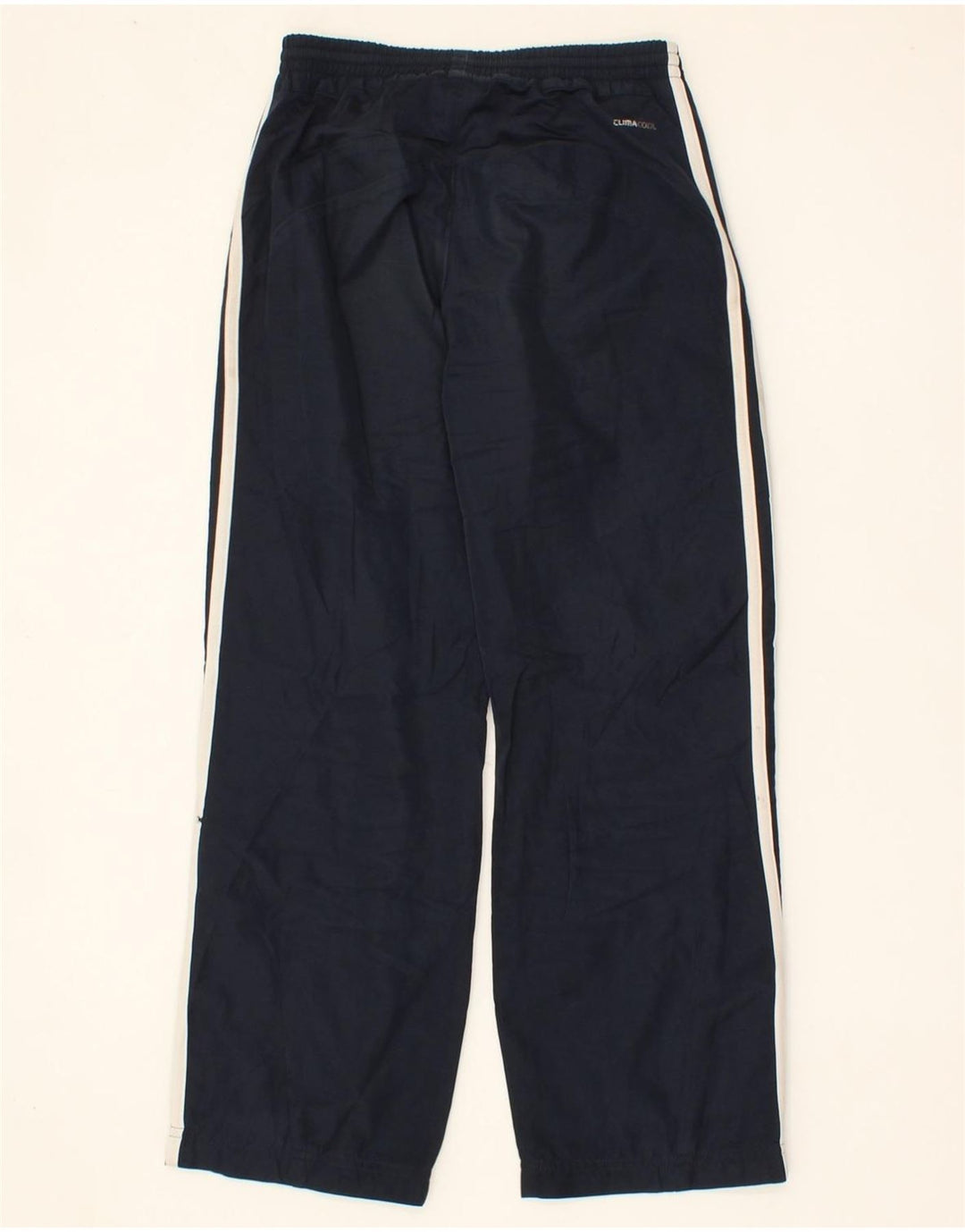 ADIDAS Boys Climacool Tracksuit Trousers 9-10 Years  Navy Blue Polyester Vintage Adidas and Second-Hand Adidas from Messina Hembry 