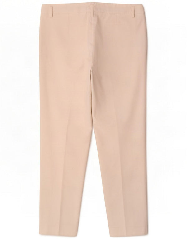Marella Damskie spodnie codzienne EMME Slim Fit UK 12 Medium W32 L27 Białe