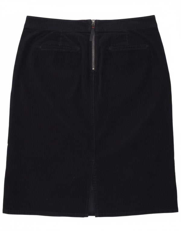 Boden Sztruksowa spódnica damska UK 18 XL W38 Granatowa bawełna