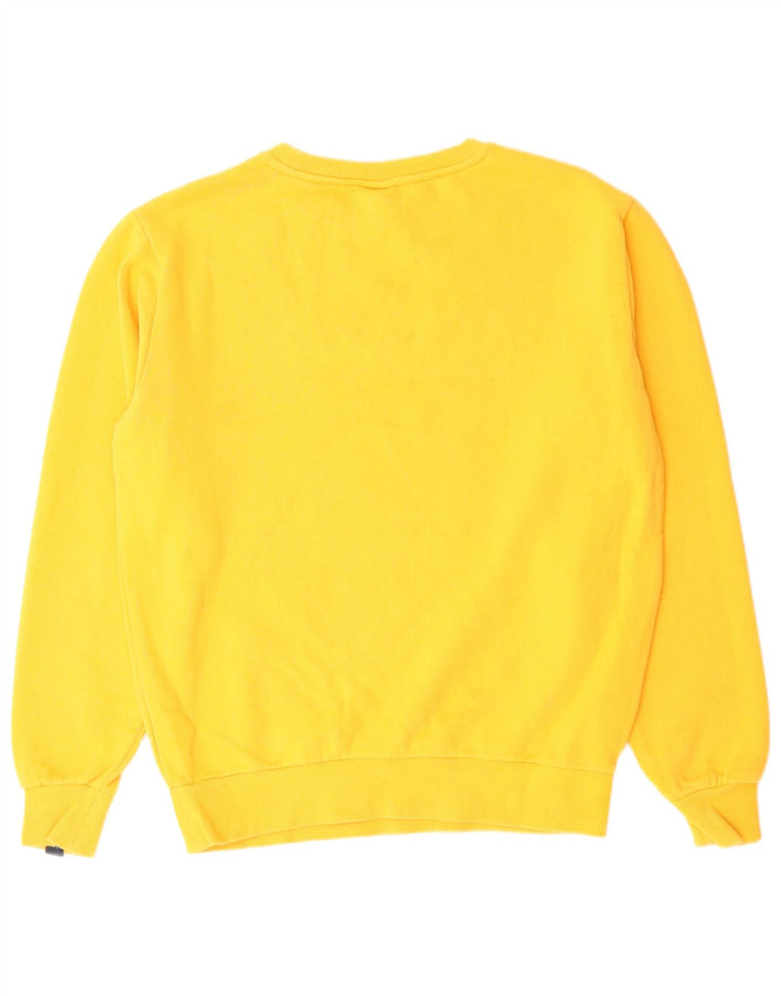 Damski sweter oversize ELLESSE z grafiką UK 12, średni żółty