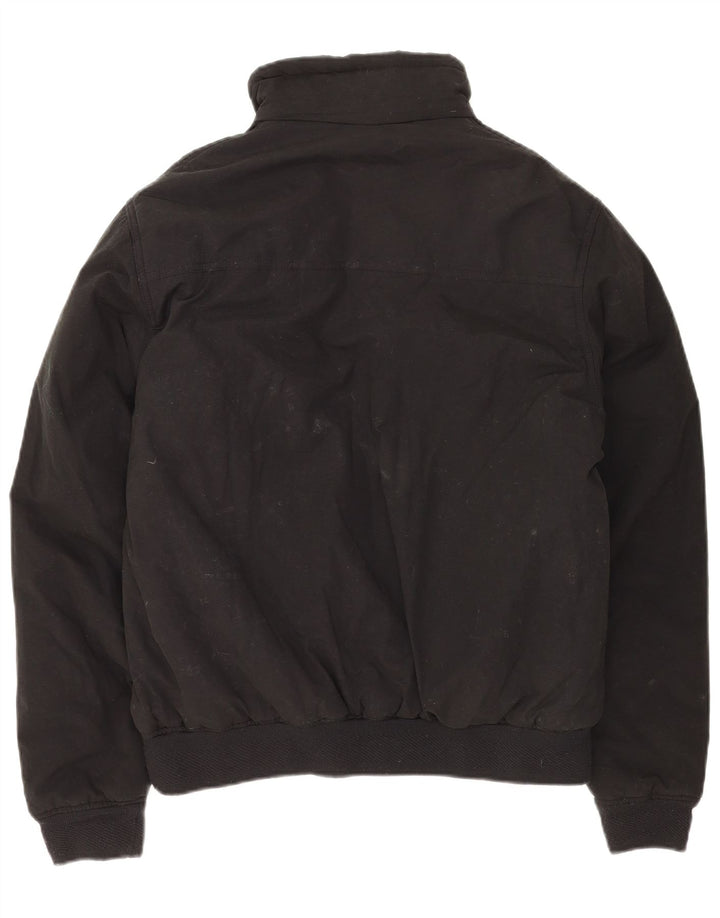 Męska kurtka wiatrówka ASICS UK 40, duża, czarna, bawełniana