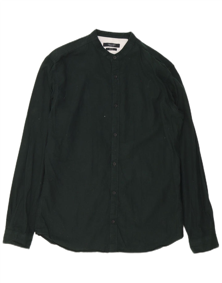 Koszula męska Jack & Jones o dopasowanym kroju, rozmiar 40, średnia czarna, bawełniana