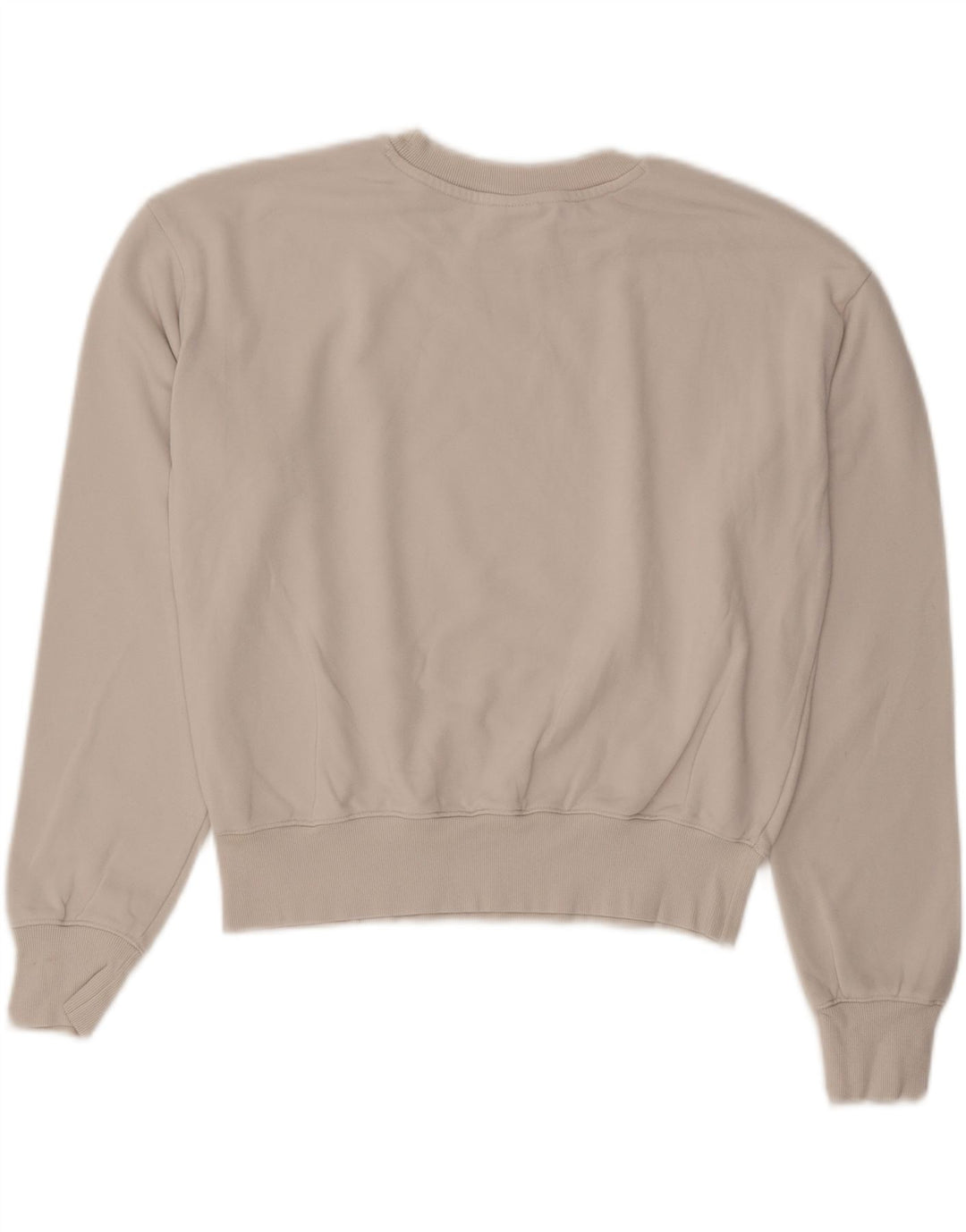 Damska bluza CHAMPION Crop Graphic Jumper UK 14 średni beż