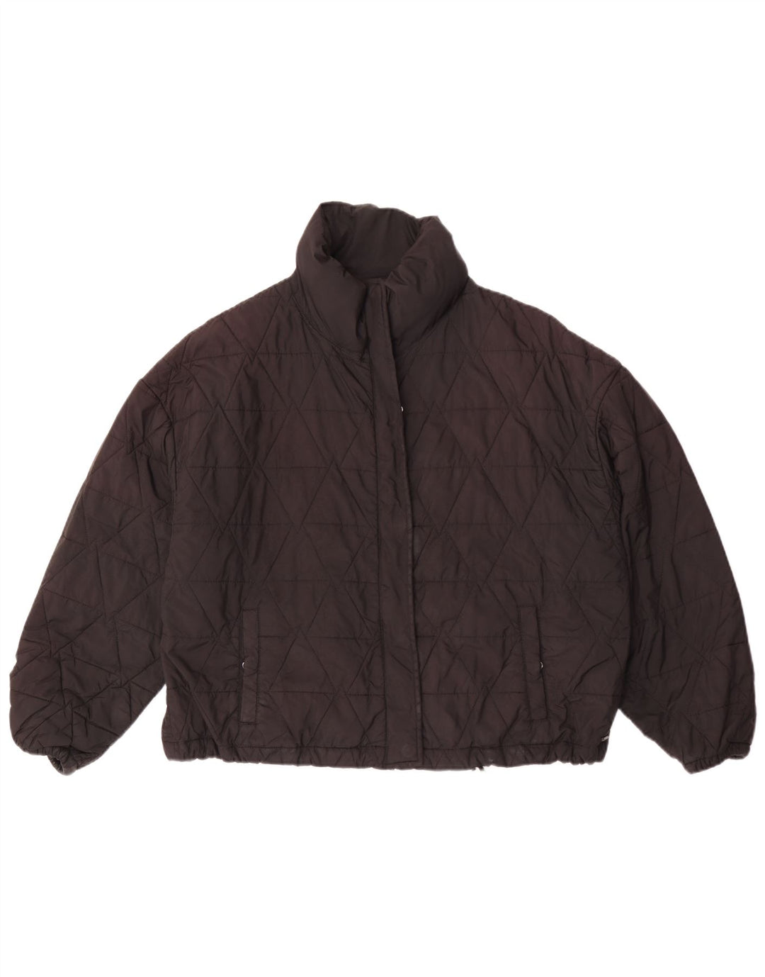 Damska pikowana kurtka oversize Scotch & Soda UK 10, mała, czarna, poliestrowa