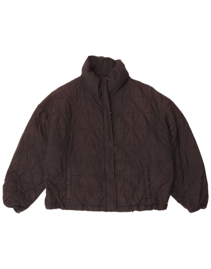 Damska pikowana kurtka oversize Scotch & Soda UK 10, mała, czarna, poliestrowa