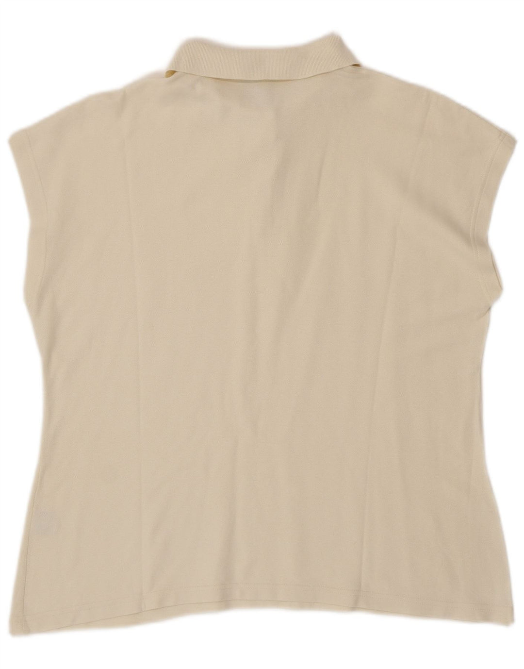 Damska koszulka polo bez rękawów FILA IT 54 2XL biała bawełna