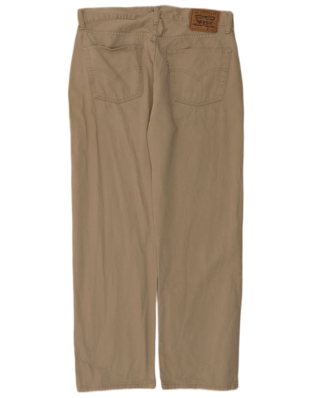 Męskie jeansy Levi's 551 Straight W36 L30 Beżowa bawełna