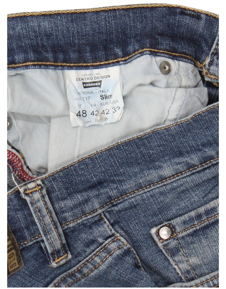 Carrera Męskie 717 Slim Jeans IT 48 Medium W33 L31 Niebieska bawełna