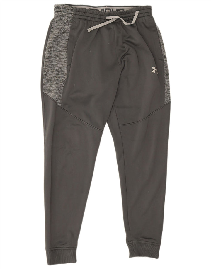 Męskie spodnie dresowe Under Armour Cold Gear, średnioszare, nakrapiane