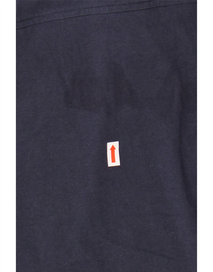 Męska koszulka polo JACK & JONES, duża, granatowa, bawełniana