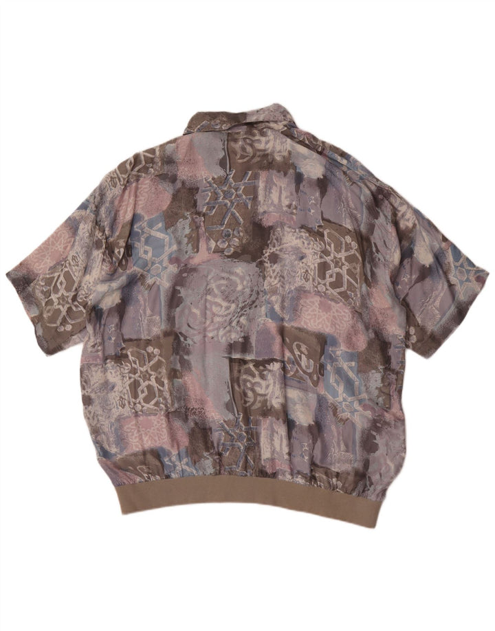 Męska koszula pulowerowa z krótkim rękawem Canda IT 56/58 XL Wielokolorowy patchwork