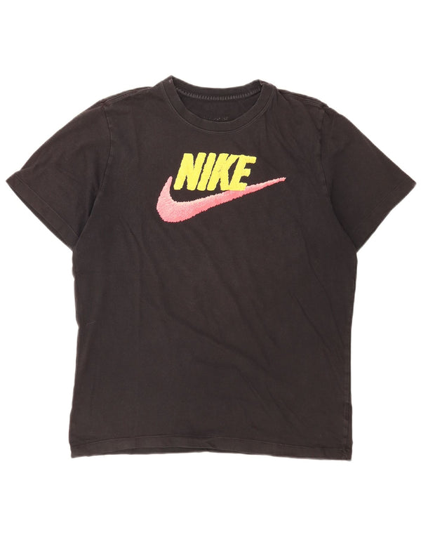 Damska koszulka z grafiką Nike Top UK 14, duża czarna