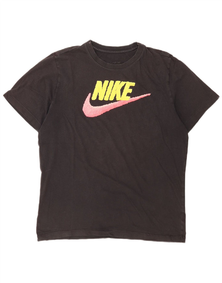 Damska koszulka z grafiką Nike Top UK 14, duża czarna