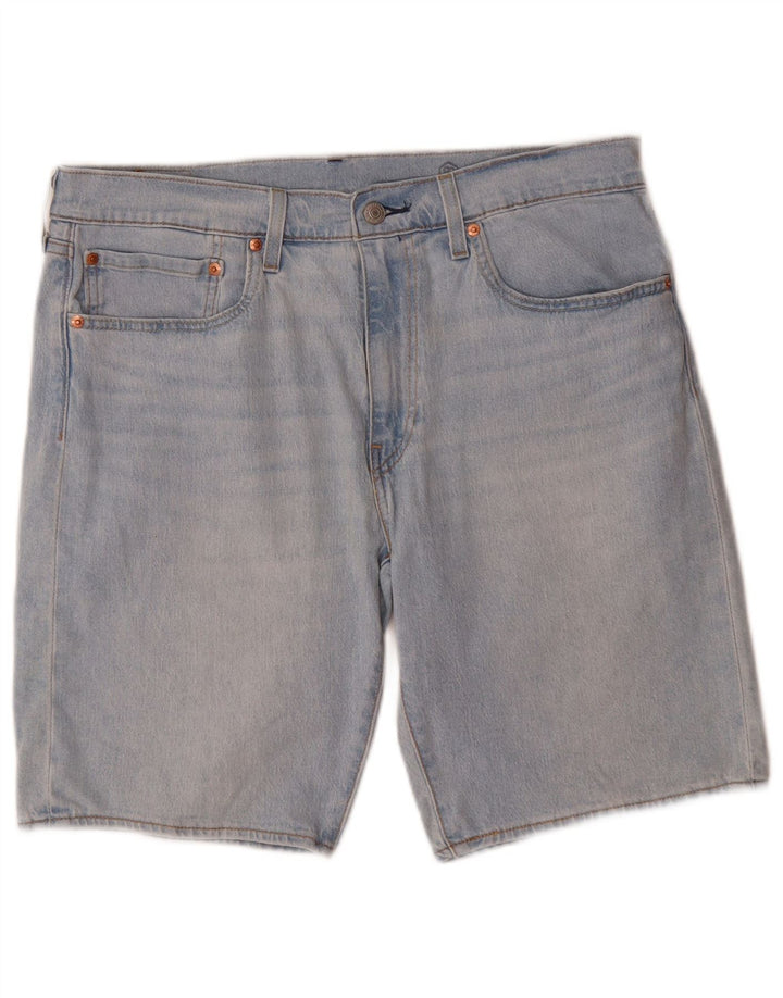 Męskie spodenki jeansowe Levi's 405 W34, duże, niebieskie, bawełniane