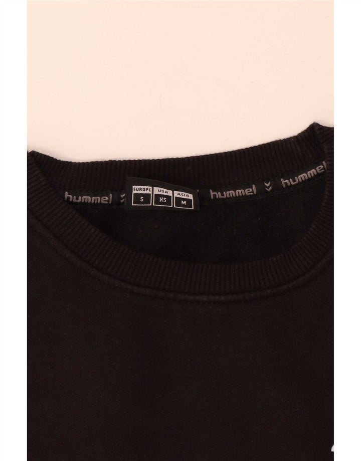 Hummel Męska bluza z kapturem, mała, czarna, bawełniana