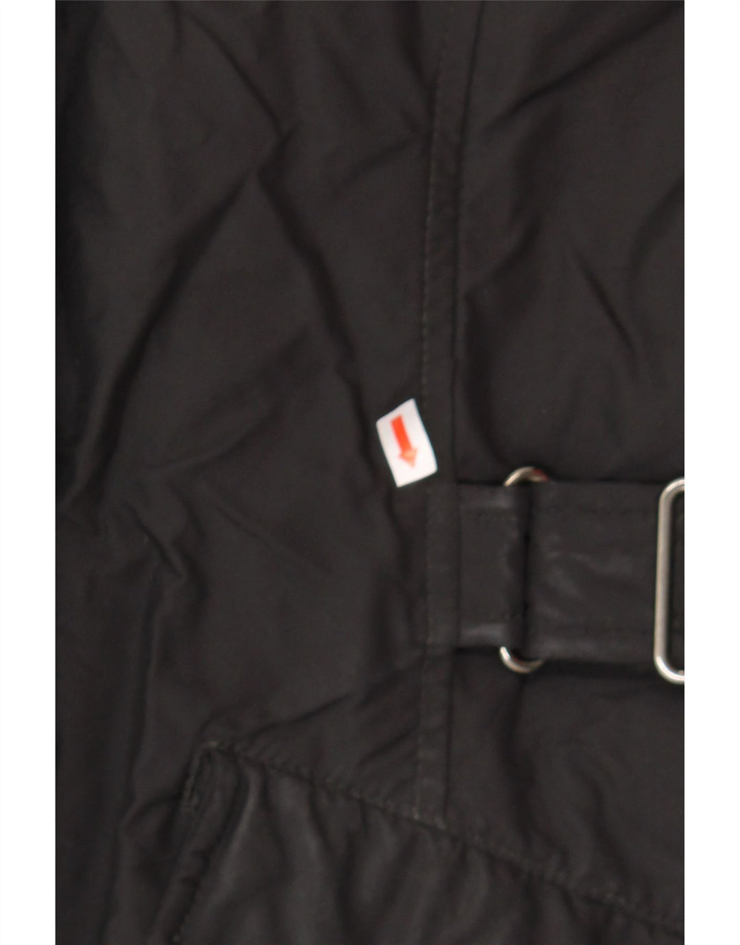REFRIGIWEAR Womens Windbreaker Coat IT 50 XL Black Nylon Vintage Refrigiwear and Second-Hand Refrigiwear from Messina Hembry 