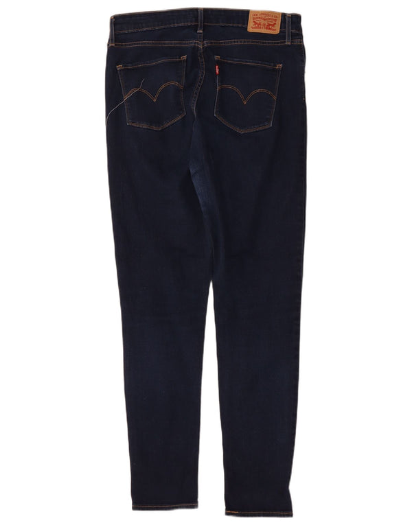 Damskie jeansy Levi's 721 z wysokim stanem W31 L30 Granatowa bawełna