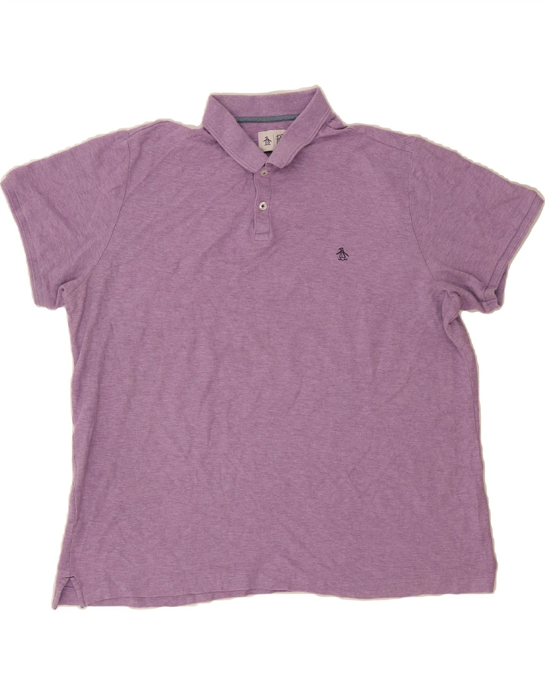 PENGUIN Mens Polo Shirt XL Purple Cotton Vintage Penguin and Second-Hand Penguin from Messina Hembry 