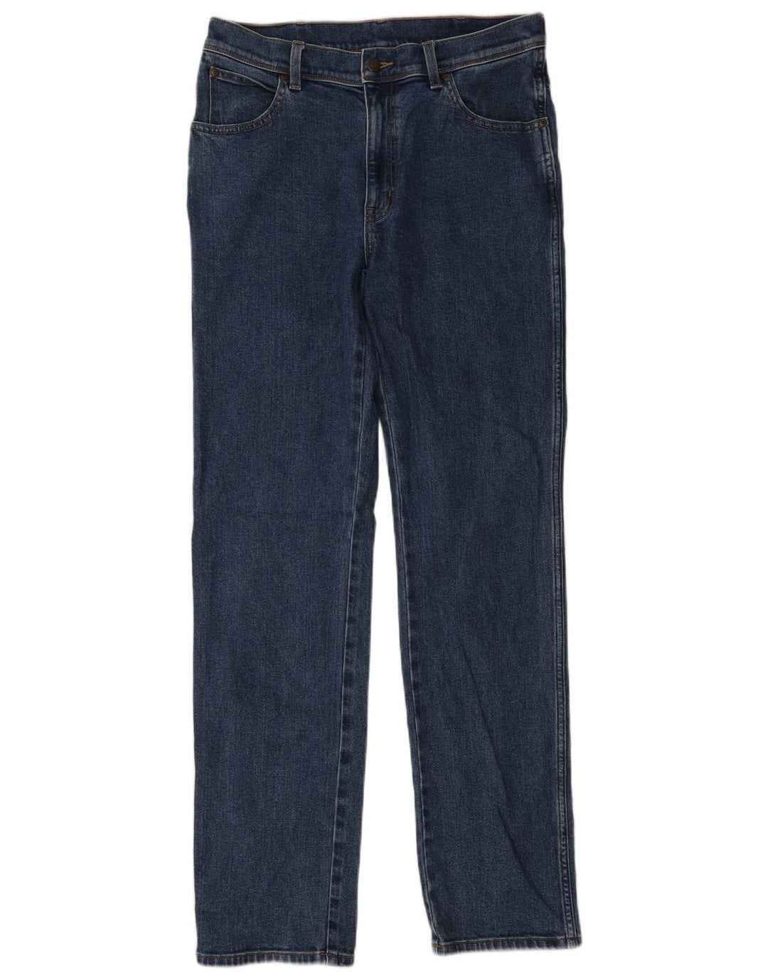Męskie proste dżinsy Wrangler W34 L34 Niebieskie bawełniane