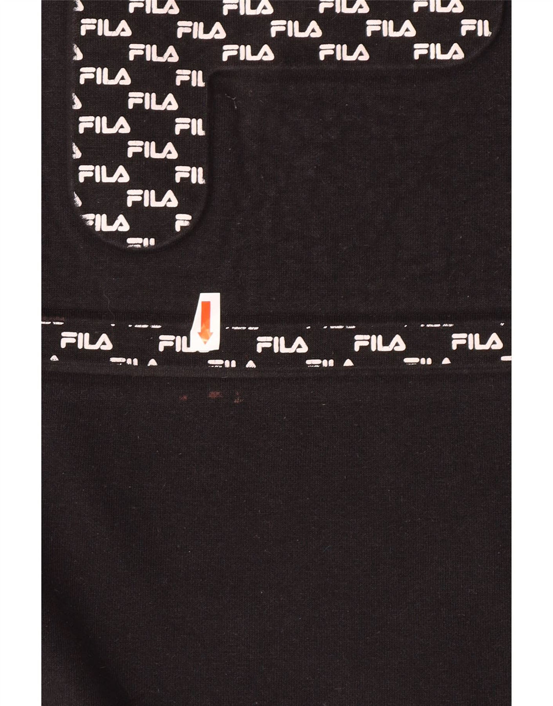 FILA Mens Graphic Sweatshirt Jumper Large Black Cotton