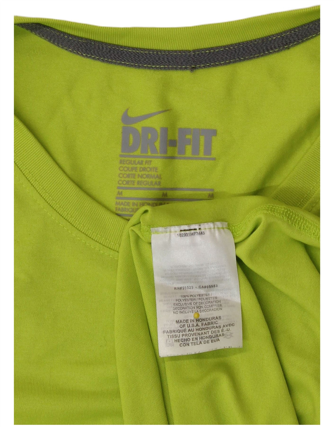 Damska koszulka Nike Dri Fit o regularnym kroju z długim rękawem, UK 14, średnia zieleń