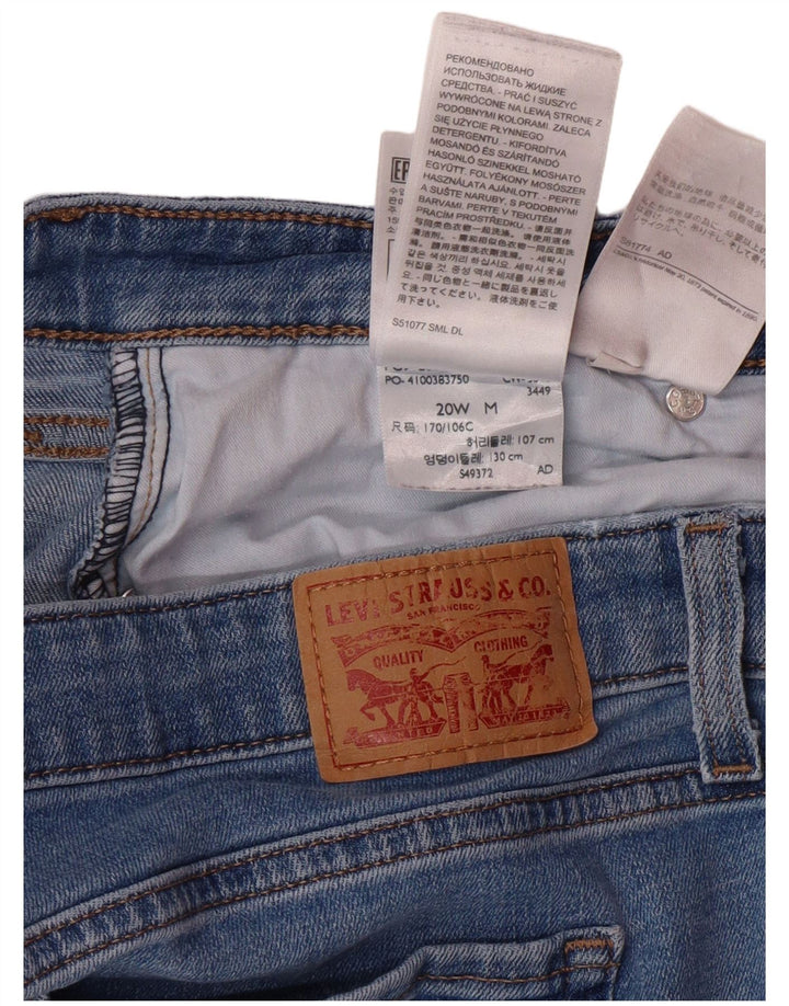 LEVI'S Damskie 414 Proste dżinsy o klasycznym kroju US 20 3XL W40 L30 Niebieskie bawełniane