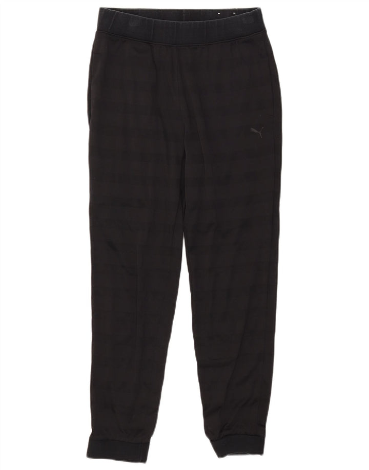 Damskie spodnie dresowe Puma Joggers UK 10 Małe czarne paski z poliestru