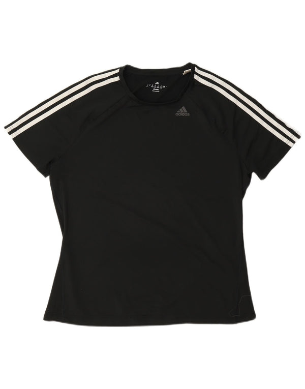 Damska koszulka Adidas Climalite Top UK 20/22 XL Czarny poliester