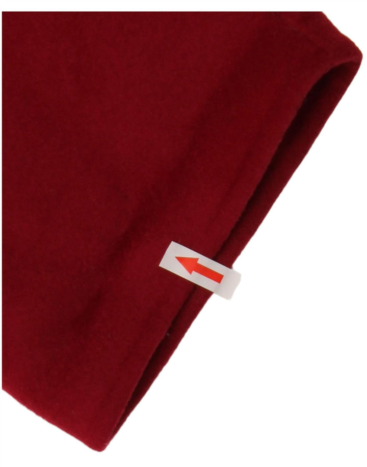 Vintage damski płaszcz oversize IT 53 2XL czerwona wełna