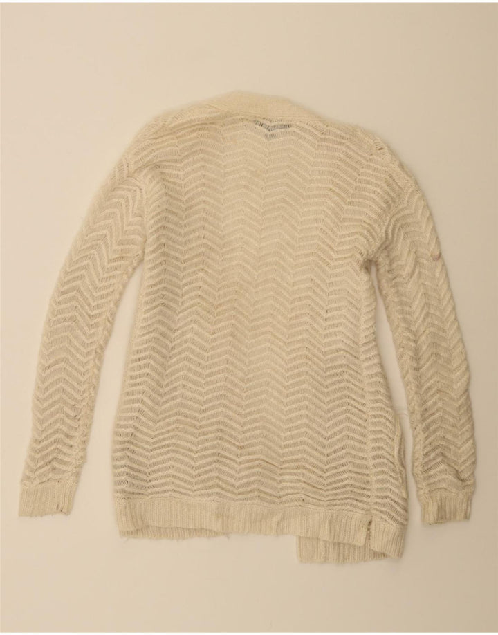MOSSIMO Womens Oversized Open Cardigan Sweater UK 10 Small Off White Vintage Mossimo and Second-Hand Mossimo from Messina Hembry 