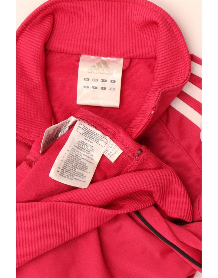 Damska bluza dresowa Adidas UK 8 Mały różowy poliester