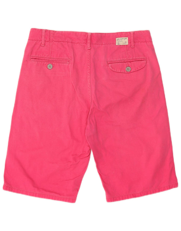 Męskie spodenki Chino Tommy Hilfiger W30 Średnioróżowy bawełniany