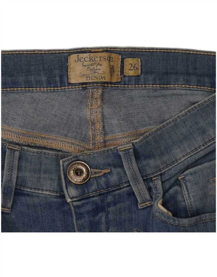 Jeansy damskie Jeckerson Bootcut W26 L31 Niebieskie bawełniane