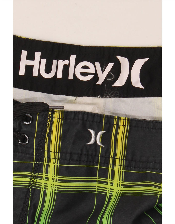 Męskie spodenki kąpielowe Hurley XL w wielobarwną kratkę
