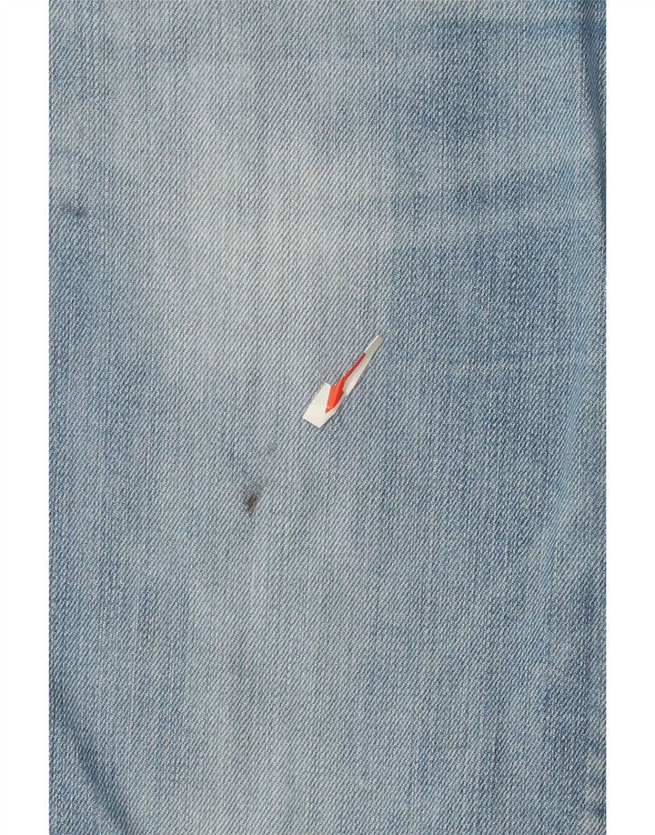 Damskie jeansy Levi's 570 Straight W28 L30 Niebieskie bawełniane