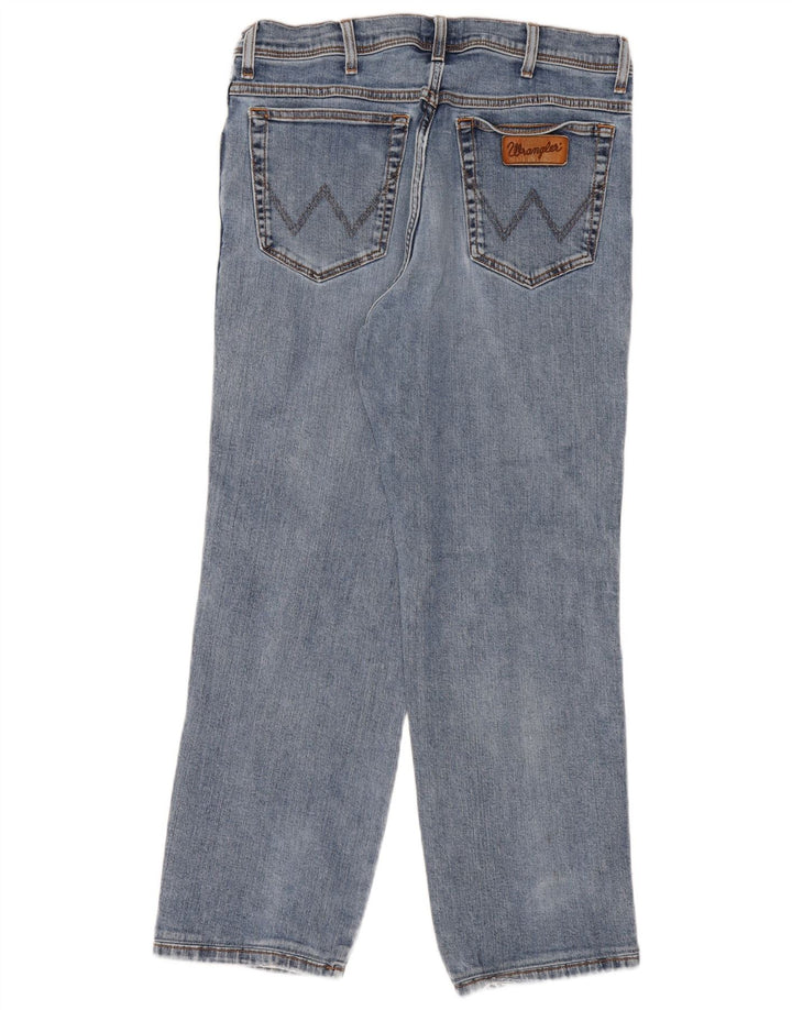 Męskie jeansy Wrangler Texas Straight W36 L29 Niebieskie, bawełniane