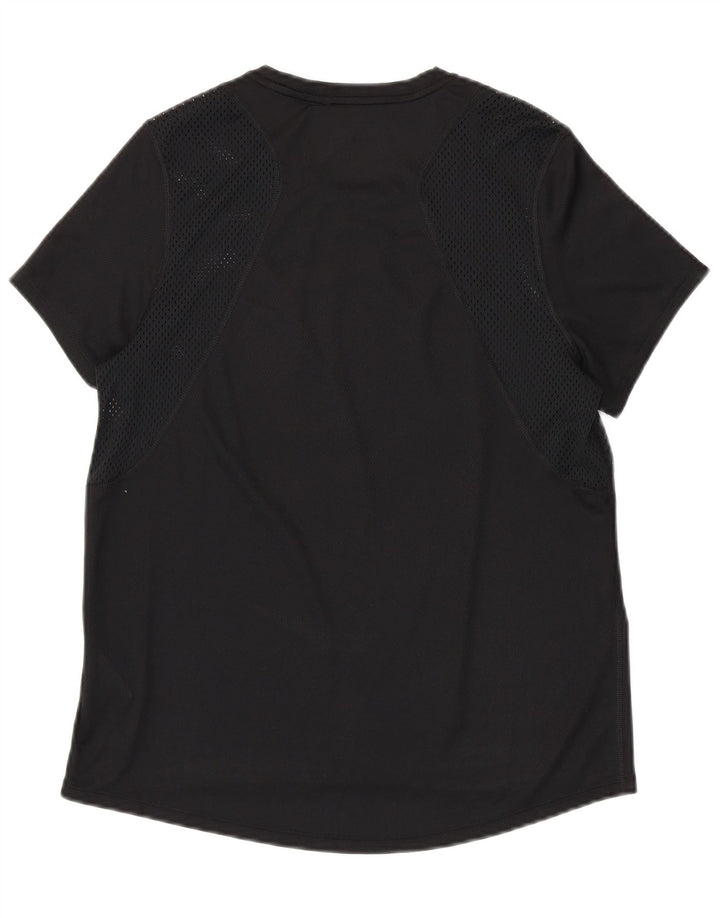 Damska koszulka NIKE Dri Fit Top UK 14, średni czarny poliester