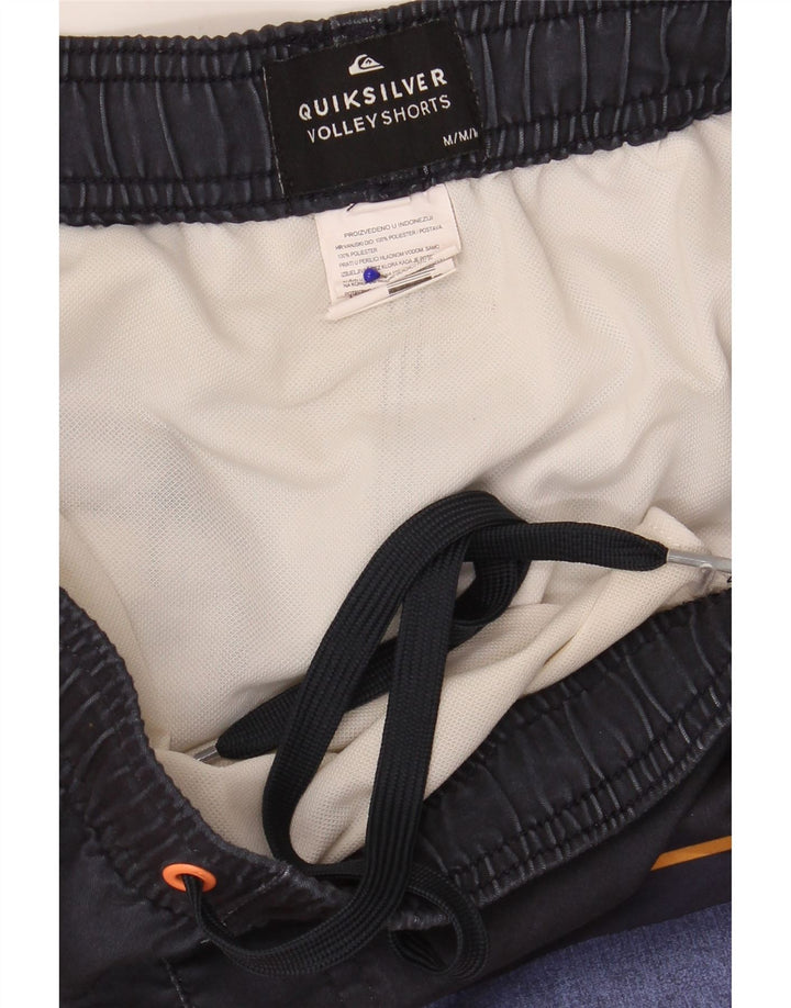 Męskie spodenki kąpielowe Quiksilver z grafiką, średnie, wielokolorowe paski