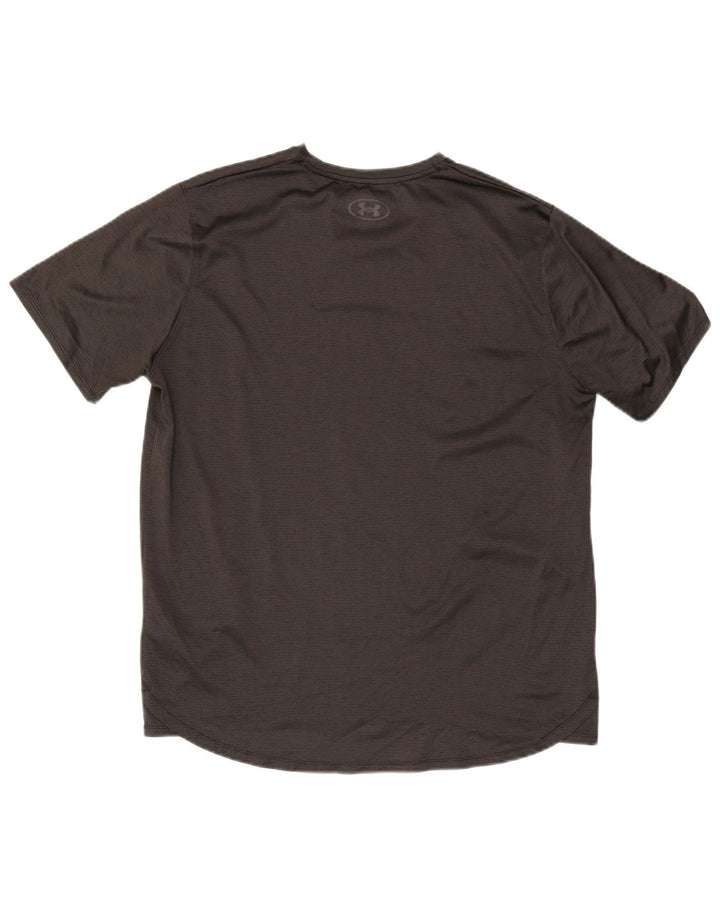 Męski T-shirt UNDER ARMOUR, duży, szary, poliester