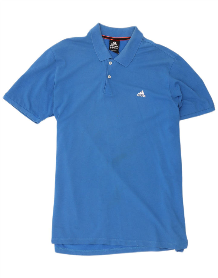 Męska koszulka polo Adidas Climalite 2XL niebieska bawełna