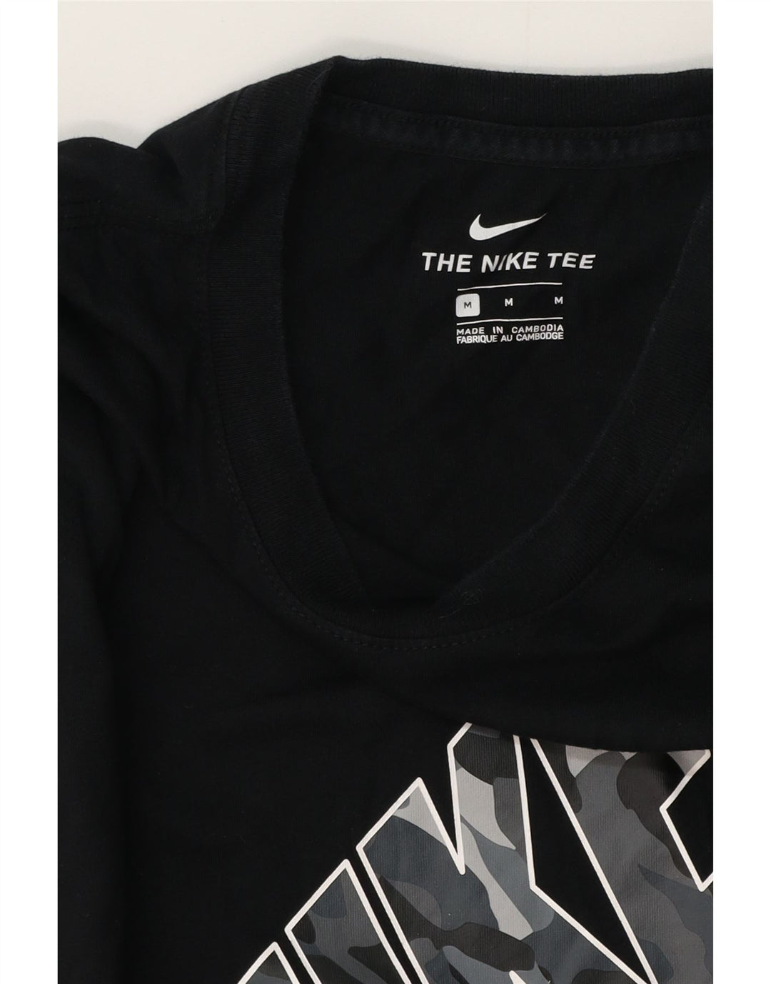 Męski T-shirt Nike z grafiką, średni czarny