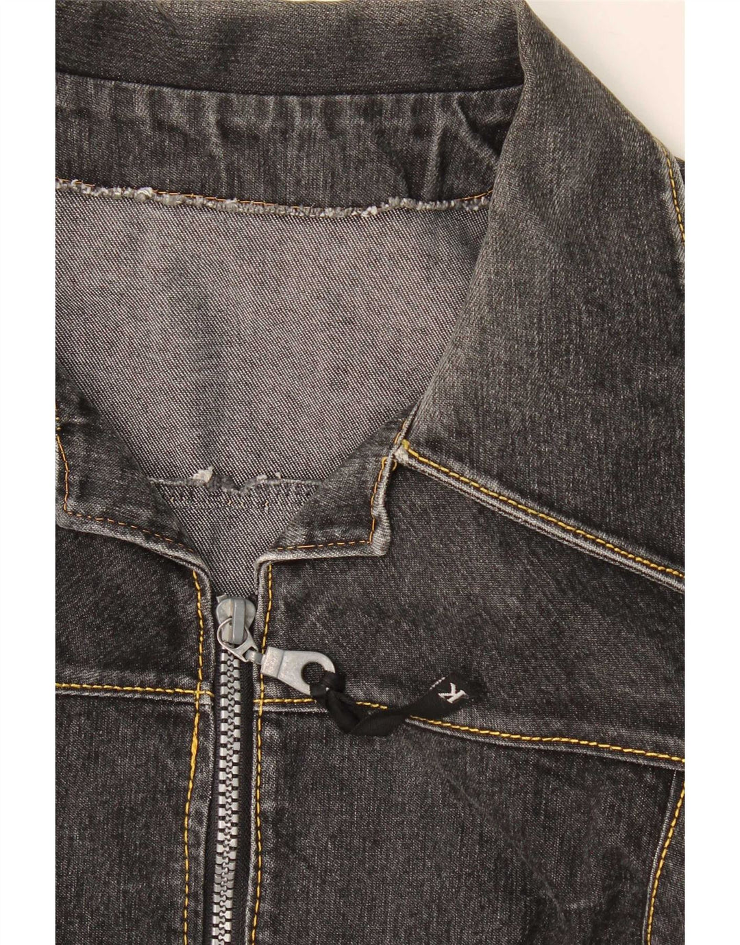 Kurtka dżinsowa damska Vintage UK 14 Medium Grey
