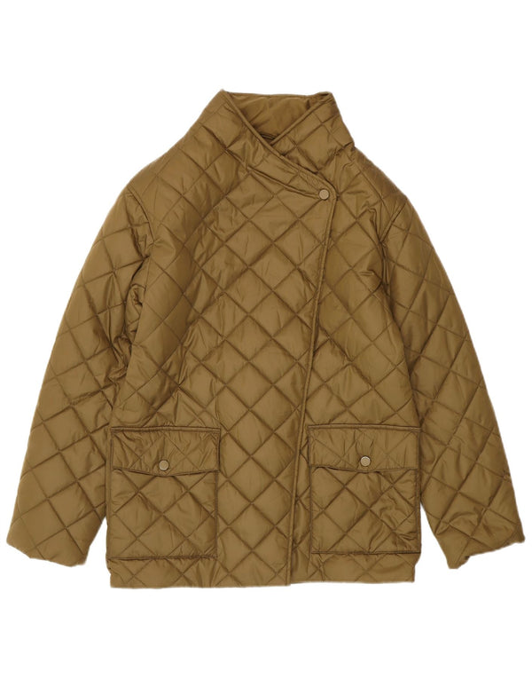 Damska pikowana kurtka oversize Gant UK 6 XS Khaki